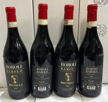 2014 Achille Boroli, Brunella - Barolo - 4 Bouteilles (0,75