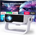 Full HD Projector | Retour Deal 29% Korting! Android WiFi6, TV, Hi-fi & Vidéo, Projecteurs vidéo, Verzenden