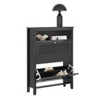 2dekans | Sobuy Schoenenkast met 2 Kleppen en Opbergvak –, Ophalen of Verzenden, Nieuw