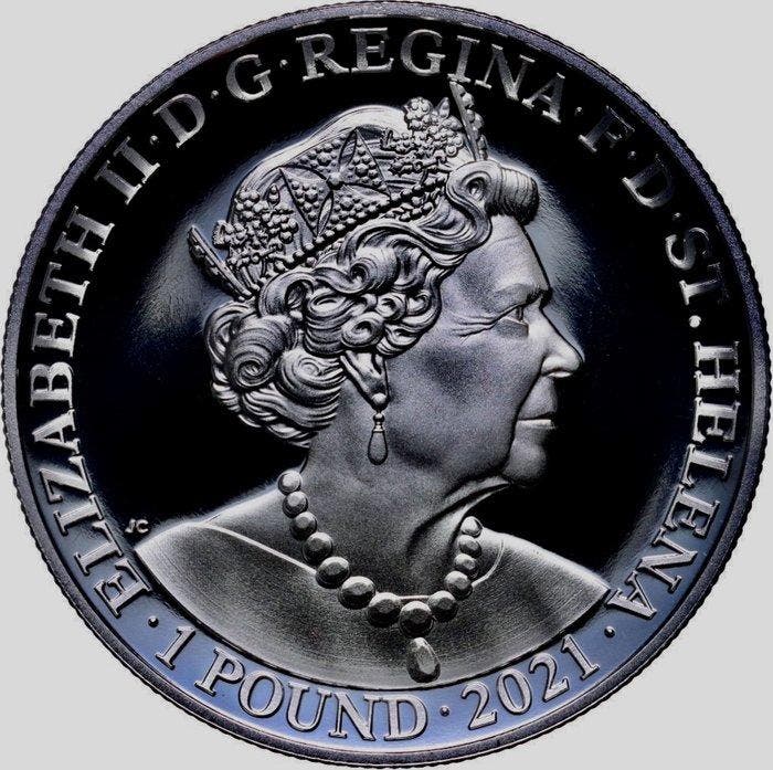 Sint-Helena. 1 Pound / Livre 2021 Napoleon Bonaparte - The, Postzegels en Munten, Munten | Europa | Niet-Euromunten