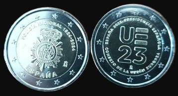 Spanje. 2 Euro 2021/2025 (15 monedas) (Zonder minimumprijs)