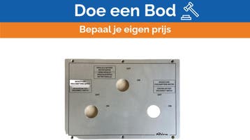Bieden: Riva battery switch panel plate silver, Sports nautiques & Bateaux, Ophalen of Verzenden