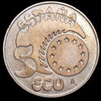 Espagne. 5 Ecu 1989- Carlos V (Sans prix de réserve), Postzegels en Munten