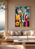 E. Pérez Lezcano - “Tres figuras con guitarras” XL ( No