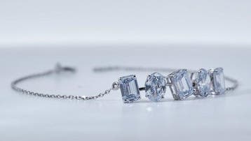 Zonder minimumprijs - Armband - 14 karaat Witgoud - 2.60ct.