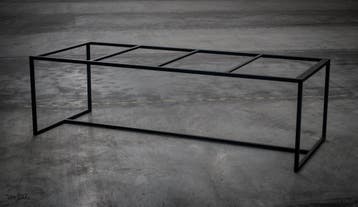 Stalen tafel op maat - Design tafels, Huis en Inrichting, Nieuw