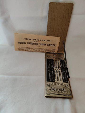 Super-Simplex - Calculatrice - 1930-1940