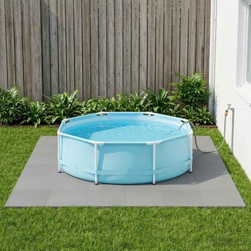 vidaXL Zwemgrondmat 50 st Grijs 18 m² EVA Schuim, Tuin en Terras, Verzenden, Nieuw