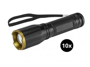 Veiling - 10 Stuks Militaire Zaklamp - 3x AAA Batterijen (ni, Verzamelen, Elektronische Apparatuur