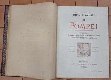 Pasquale DAmelio - Dipinti murali di Pompei. Medaglie.