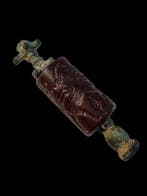 Mesopotamisch jaspis of carneool Rolzegel - Archaïsche