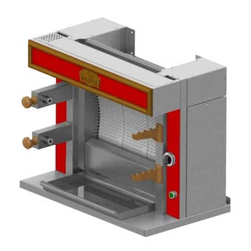 Kippengrill | MINI SÉDUCTION | Gas | 2 Spitten | 6 Kippen |, Zakelijke goederen, Verzenden, Nieuw in verpakking