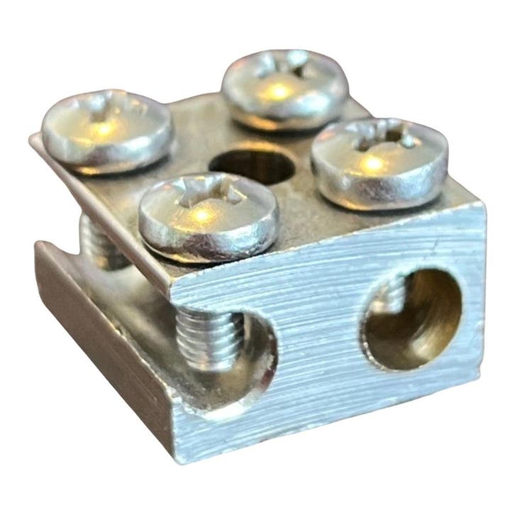 Acier Inoxydable Bloc De Mise À La Terre 6-25mm² Pour Bac À, Doe-het-zelf en Bouw, Elektriciteit en Kabels, Verzenden