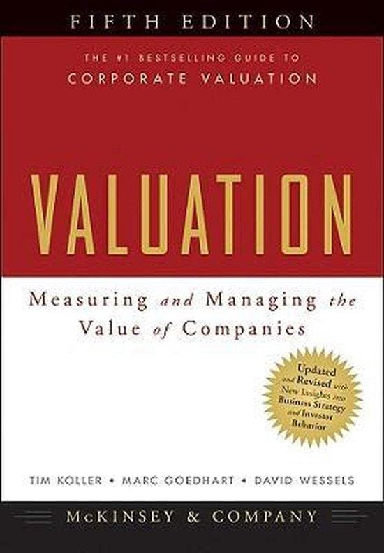 Valuation 9780470424650 Tim McKinsey & Company Inc., Boeken, Taal | Engels, Zo goed als nieuw, Verzenden