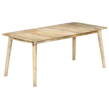 vidaXL Eettafel 180x90x76 cm massief mangohout, Verzenden