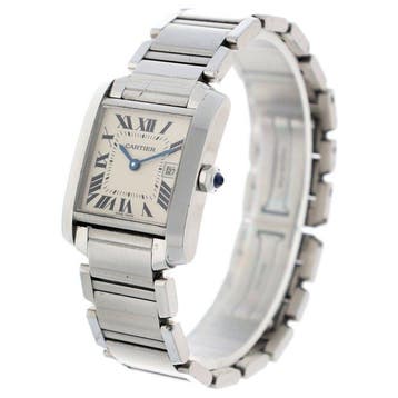 Cartier - Tank Française - 2465 - Femme - 2000-2010, Bijoux, Sacs & Beauté