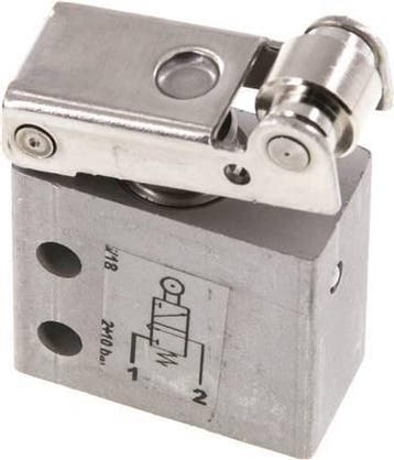vanne à levier à galet 3/2 M5 NC 2-10bar/28-140psi, Verzenden