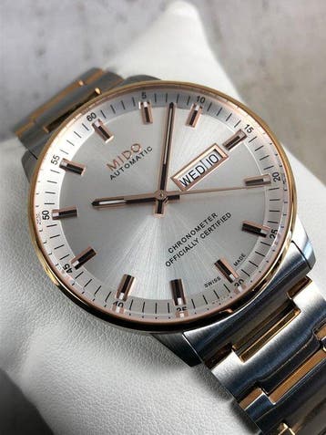 Mido - Commander Chronometer Day-Date Automatic -, Handtassen en Accessoires, Horloges | Heren, Nieuw