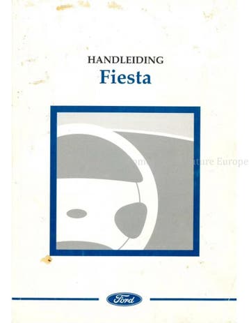 1997 FORD FIESTA INSTRUCTIEBOEKJE DUITS