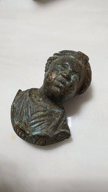 Romain antique, Empire Bronze Statue - 7 cm, Collections