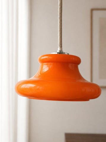 meblo - Plafondlamp - Grote lamp uit de Space Age, midden, Antiek en Kunst