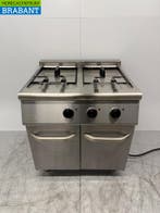 Friteuse double Combisteel en acier inoxydable 2 x 18 litres, Verzenden