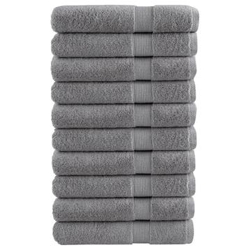 vidaXL Saunadoeken SOLUND 10 st 600 g/m² 80x200 cm grijs, Verzenden, Nieuw