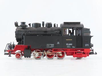 LGB G - 2080D - Locomotive à vapeur (1) - BR 99 avec, Hobby en Vrije tijd, Modeltreinen | Overige schalen, Nieuw