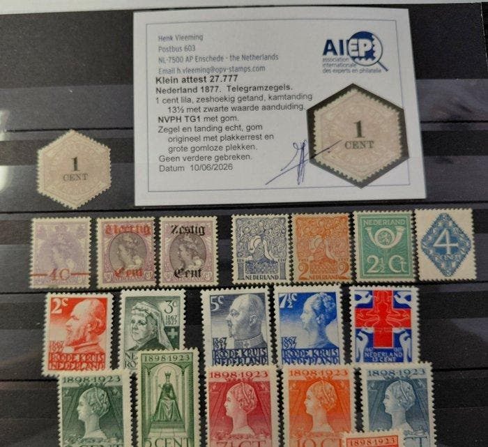 Pays-Bas 1877 - Lot Pays-Bas inutilisé - Nvph, Postzegels en Munten, Postzegels | Nederland