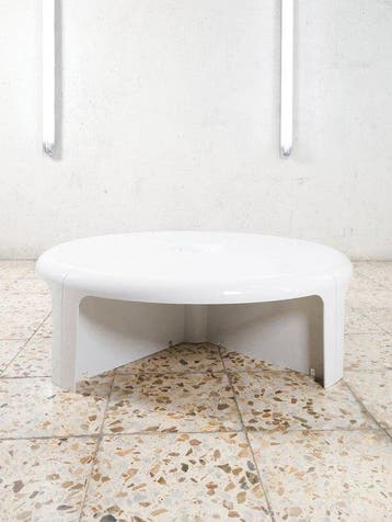 B-Line - Rodolfo Bonetto - Table basse - 4/4 - Blanc noix de