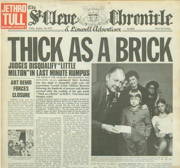 Jethro Tull - Thick As A Brick, Verzenden