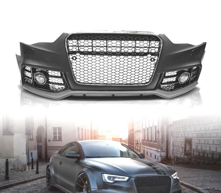 PARE CHOCS FRONTAL AUDI A5 8T LOOK RS5 11-16 PDC + ANTIBROUI, Autos : Pièces & Accessoires, Carrosserie & Tôlerie, Envoi