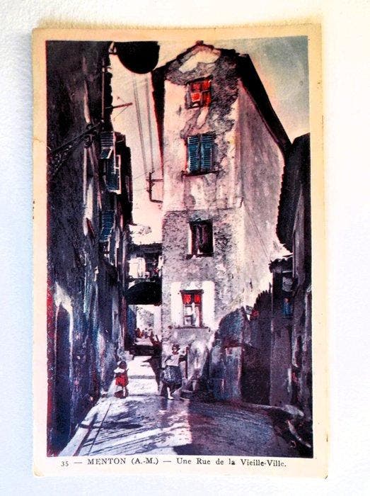Straten van Frankrijk - Menton, Dijon, Rouen, Nice, Le, Collections, Cartes postales | Étranger