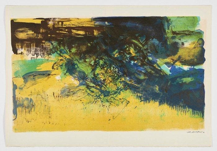 Zao Wou-Ki (1921-2013) - À la Gloire de l´image, Antiquités & Art, Antiquités | Autres Antiquités