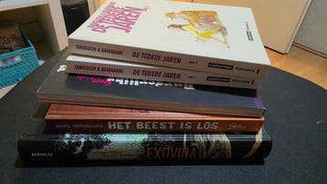 Graphic Novels - 2 opdrachttekeningen - 5 Album - Eerste