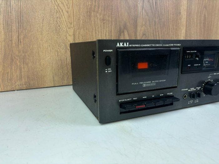 Akai - CS-703D Audiocassette deck, TV, Hi-fi & Vidéo, Radios