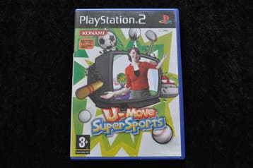 U Move Super Sports Geen Manual Playstation 2 PS2, Consoles de jeu & Jeux vidéo, Verzenden