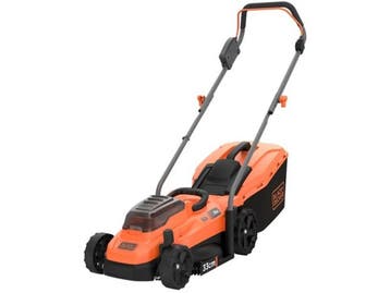 BLACK+DECKER BCMW3318N - Duwmaaier - 33 cm maaibreedte - 18V, Verzenden, Zo goed als nieuw, BLACK+DECKER