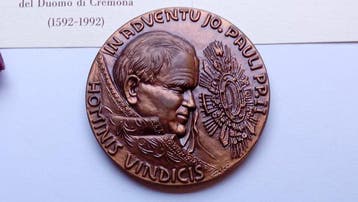 . Lotto 3 medaglie Giovanni Paolo II - bronzo + argento