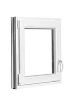 PVC raam draaikiep b60xh60 cm antraciet stomp, Doe-het-zelf en Bouw, Glas en Ramen, Minder dan 80 cm, Minder dan 80 cm, Nieuw