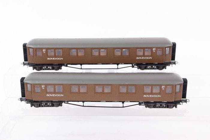 Roco H0 - 4221A - Modeltrein personenwagen (2) - Twee Noorse, Hobby en Vrije tijd, Modeltreinen | H0