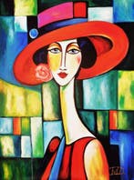 Denis Mihai - Modern Muse in Red