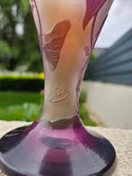 Emile Gallé - Vaas - Glas - Vaas Art Nouveau, Antiek en Kunst