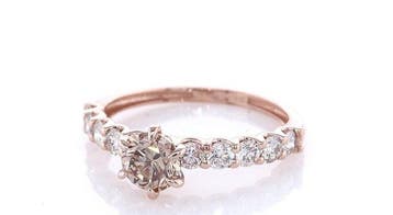 Zonder minimumprijs - Ring - 14 karaat Roségoud - 1.39ct., Nieuw