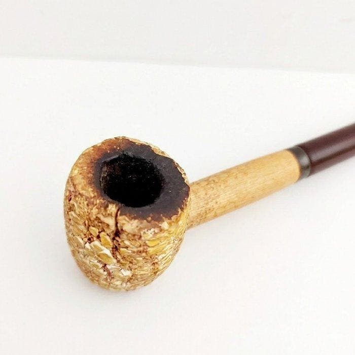 Zonder minimumprijs - Pijp - maiskolven, Collections, Articles de fumeurs, Briquets & Boîtes d'allumettes