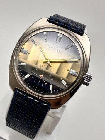 Nacar - Unitas 6325 cal. Manual Wind – Swiss Made – Vintage, Nieuw