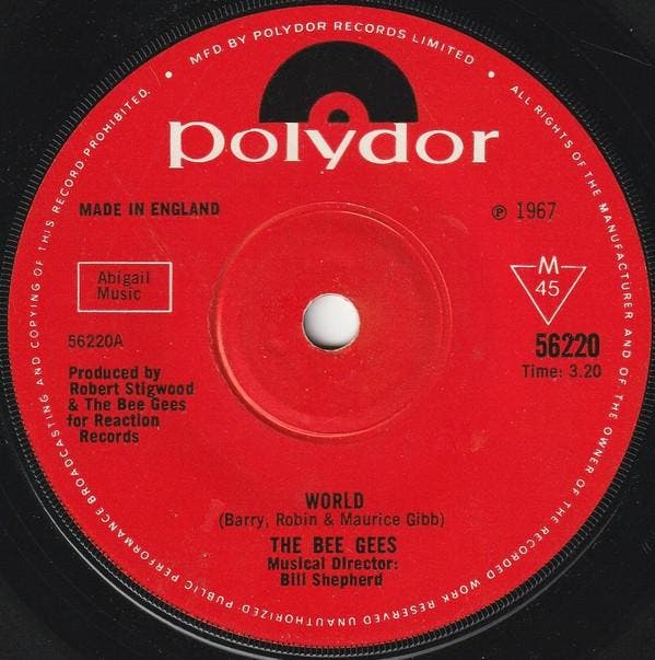 Bee Gees - World, Cd's en Dvd's, Vinyl | Pop, Gebruikt, Verzenden