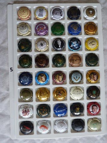 Themacollectie - Uitzonderlijk lot van 240 champagnecapsules