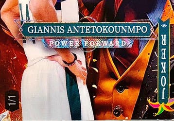 Wild Card Inc. Jokers Wild Giannis Antetokounmpo 1/1 Enige, Nieuw