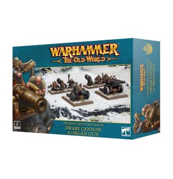 Dwarfen Mountain Holds Dwarf Cannon Organ Gun (warhammer, Ophalen of Verzenden